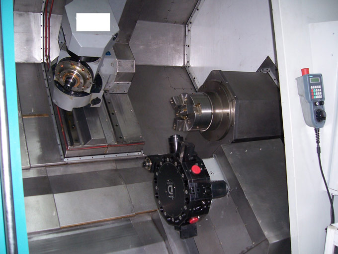 Einblicke in eine CNC Drehmaschine